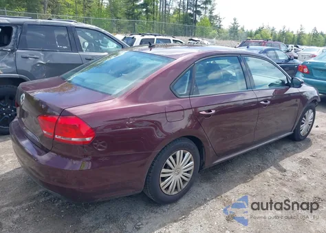 2014 Volkswagen Passat 2.5L S из США, поврежденный, VIN 1VWAP7A36EC029426